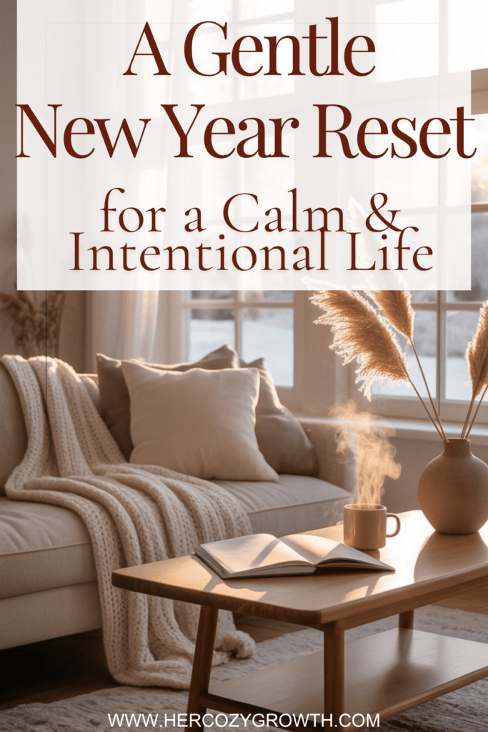New year reset routine inspiration for calm and intentional living.