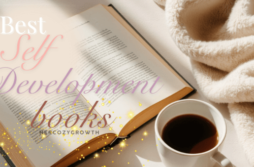 cozy reading one of the best self development books with coffee and soft light