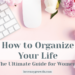 how to organize your life — cozy organized desk setup