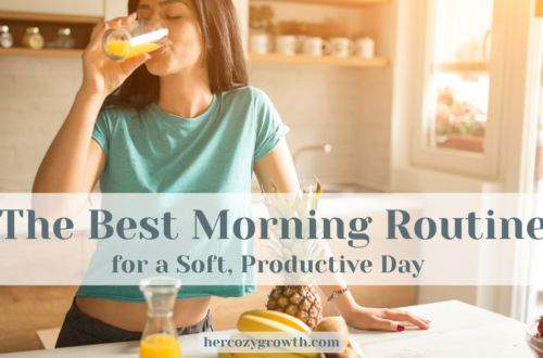 best morning routine for women — peaceful morning