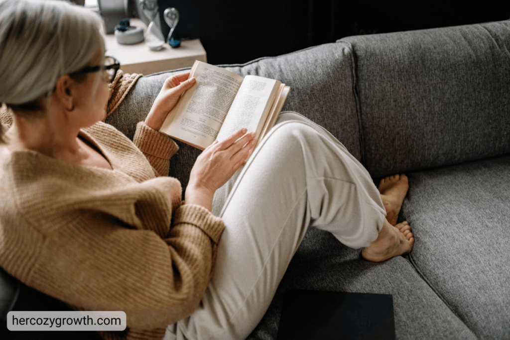 healthy girl growth habits — reading and learning daily