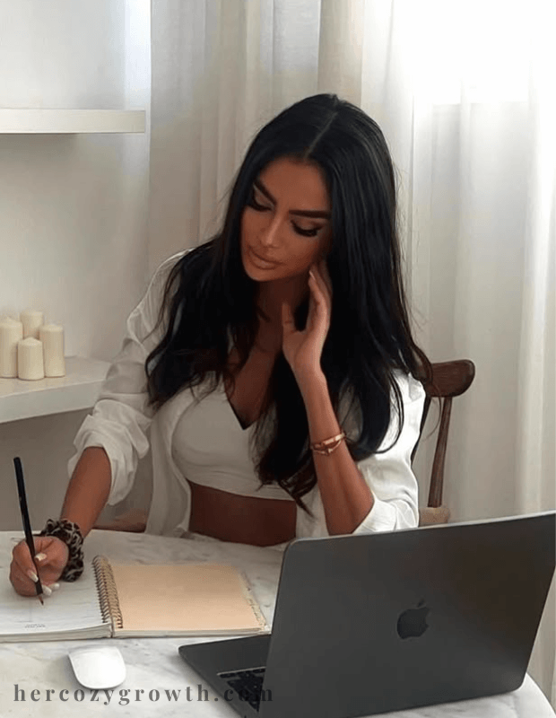 positive mindset rich mindset morning journaling